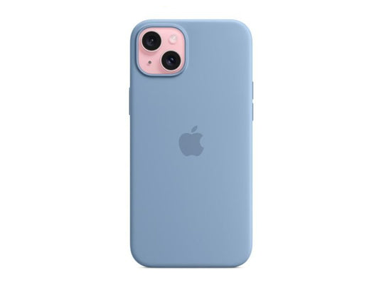 iPhone 15 Plus Silicone Case with MagSafe - Winter Blue