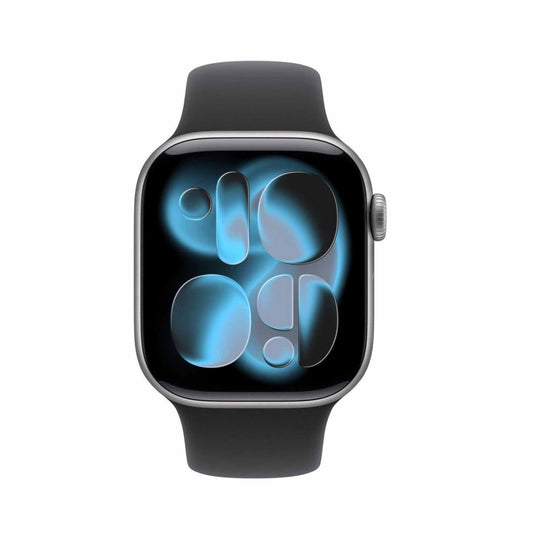 Apple Watch Series 11 GPS 46mm Space Grey Aluminium Case with Black Sport Band - M/L