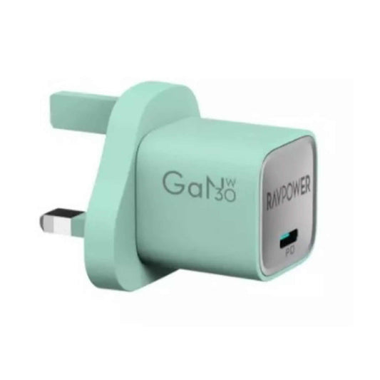 RAVPower Mini - PD30W - GaN Type C Charger - RP-PC1056 - Green