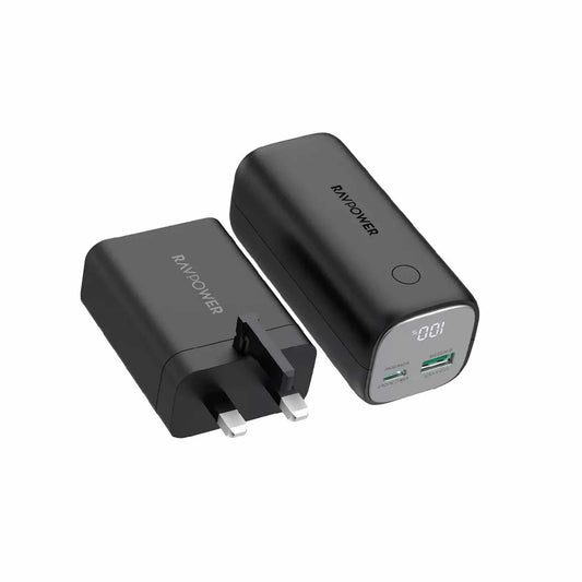 RAVPower RP-PB208 Super+ PD Pioneer 10400mAh 30W PB & 65W Charger Combo