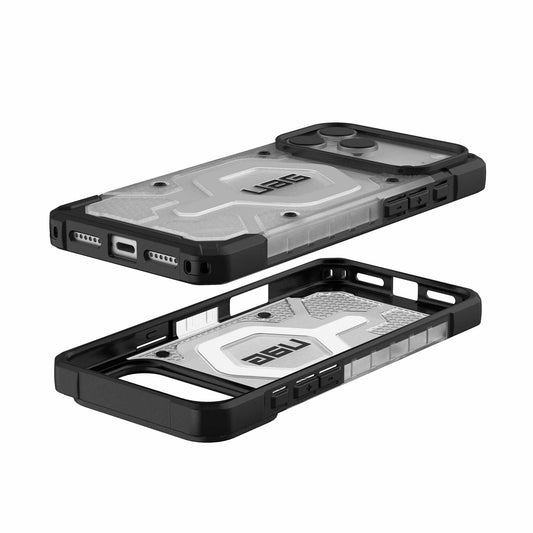 UAG iPhone 17 Pro Max Pathfinder Clear Magsafe Case (Ice/Silver)