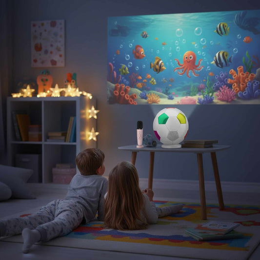 بروجكتور محمول كيه 7 ليد إل سي دي بدقة 1080P بنظام أندرويد