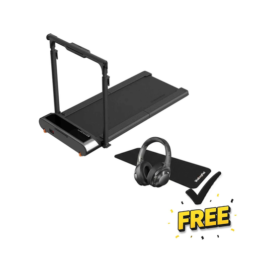  كينج سميثR3 جهاز المشي القابل للطي بسرعة قصوى 12 كم/ساعة - مزود بمسند ذراع جانبي ومحرك بدون فرش بقوة 1 حصان