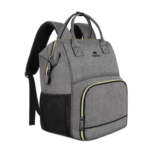 ماتين لانش حقيبة ظهر - بوليستر مقاوم للماء - رمادي