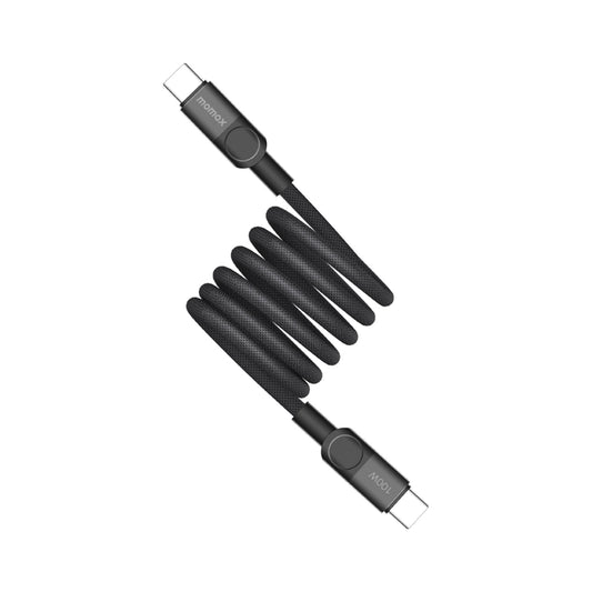 Momax - Mag.link USB-C To C & Lightning Magnetic Cable 2M - (Black)