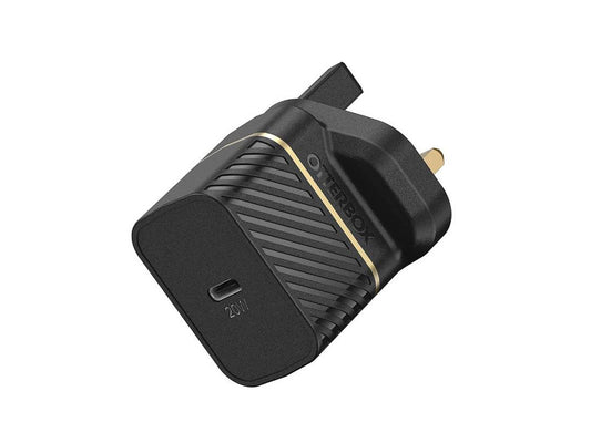 OtterBox UK Wall Charger 20W – 1X USB-C 20W USB-PD - Black