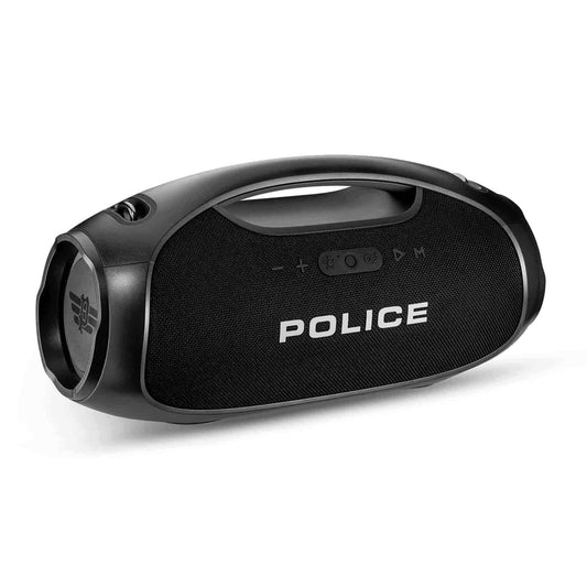 POLICE BOOMBOX SPEAKERS-Black