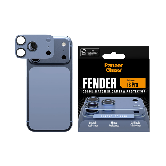 PanzerGlass® Fender Camera Protector Italian Apple iPhone 18 Pro - Blue