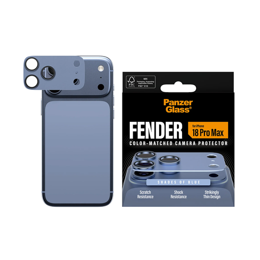 PanzerGlass® Fender Camera Protector Italian Apple iPhone 18 Pro Max - Blue