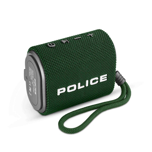 Police Mini Speakers-Green