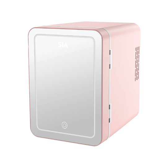 SIA Min Fridge 4l With LED Light - Pink