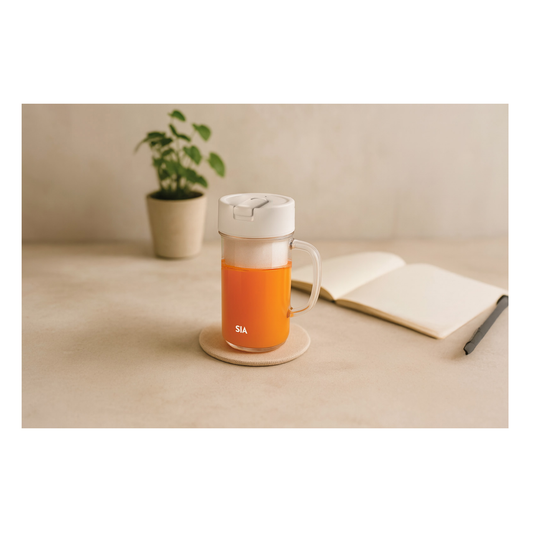 SIA Portable Blender CUP 400ml Rechargeable - White