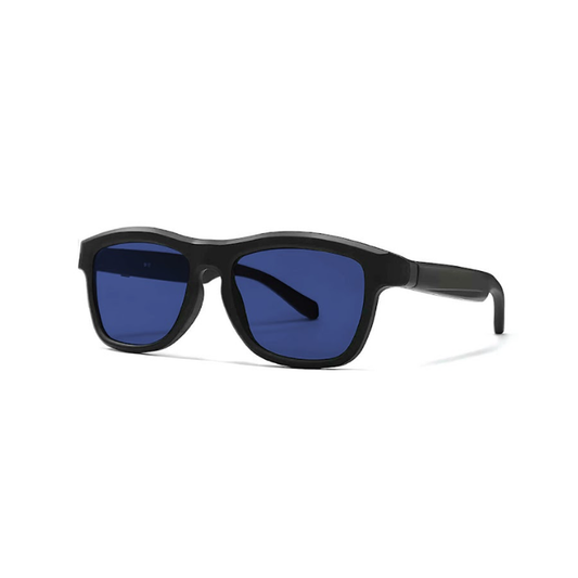 SIA Smart Uv Sun Glasses/color Change System Blue Lens With Speaker & Ai Transalation