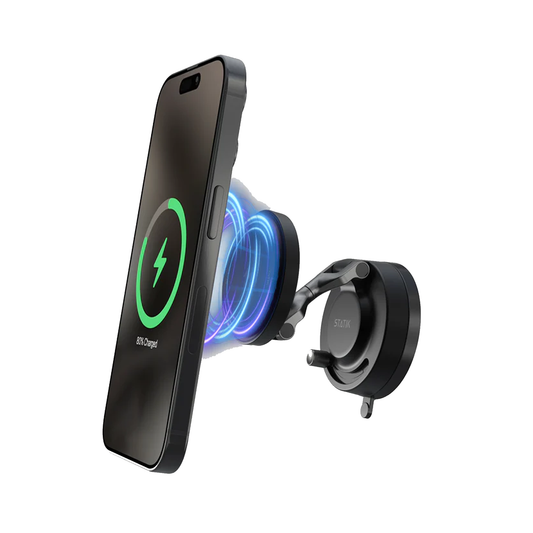 Statik HyperMount Pro Vacuum Magnetic NanoSuction Phone Mount With Wireless Charging