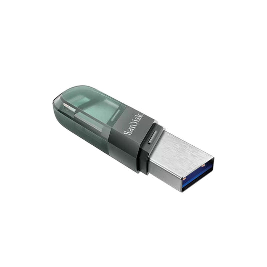 SanDisk iXpand Flip USB 3.1 Flash Drive with Lightning - 128GB