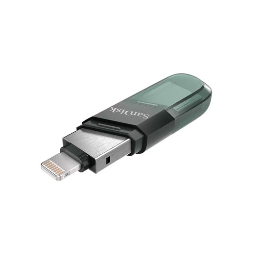 SanDisk iXpand Flip USB 3.1 Flash Drive with Lightning - 256GB