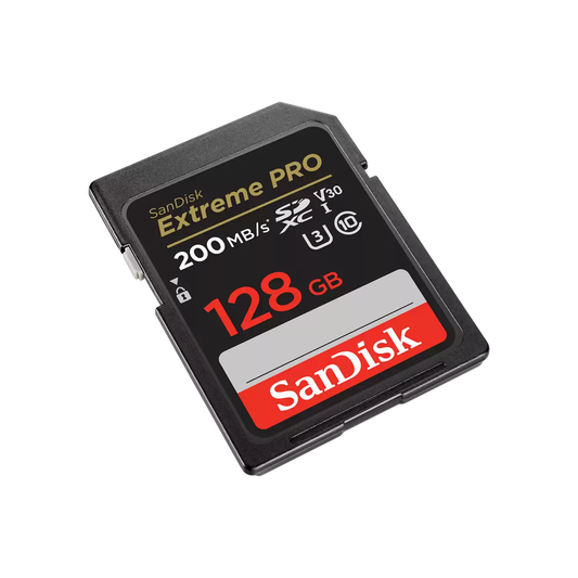 SanDisk Extreme PRO SD 128GB Card for DSLR & Mirrorless Cameras