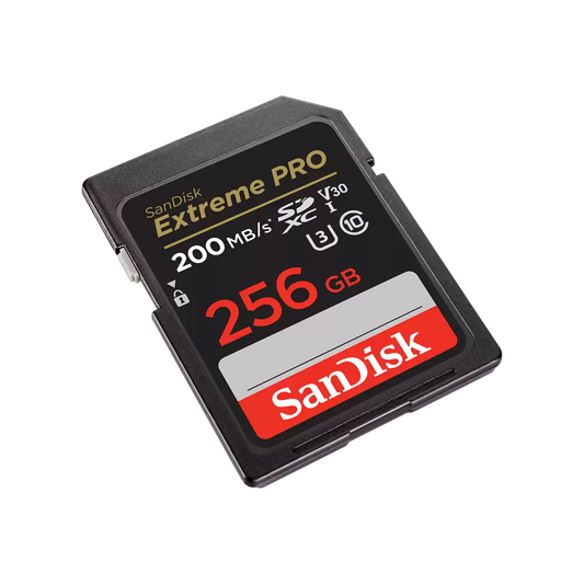 SanDisk Extreme PRO SD UHS-I 256GB Card for 4K Video For DSLR & Mirrorless
