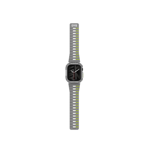 Skinarma Gemini Magnetic Strap + Atom Case Bundle For Apple Watch 46mm - Lime Green