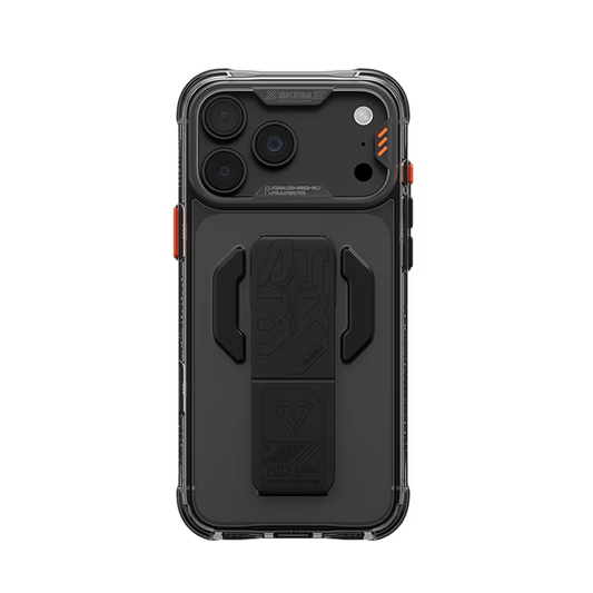 SkinArma iPhone 18 Pro 6.3 Inch (2026) Helio CE (Silicon Grip-Stand) - Graphite