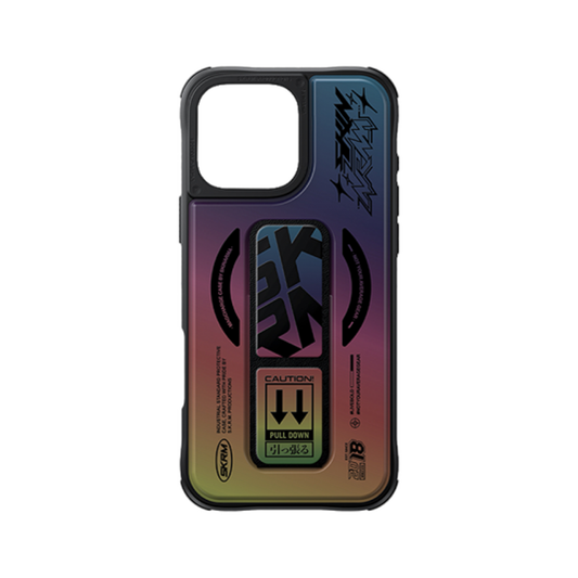 Skinarma Kira Kobai Magsafe Case With Grip Stand For Iphone 16 Pro Max - Hologram (