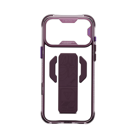 SkinArma iPhone 18 Pro 6.3 Inch (2026) Helio CE (Silicon Grip-Stand) - Burgundy