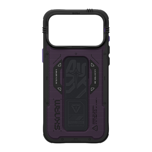 Skinarma iPhone 18 Pro Max 6.9 Inch (2026) Phantom (PU Grip-Stand) - Burgundy