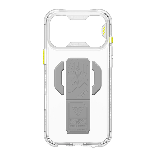SkinArma iPhone 18 Pro Max 6.9 Inch (2026) Helio CE (Silicon Grip-Stand) - Clear