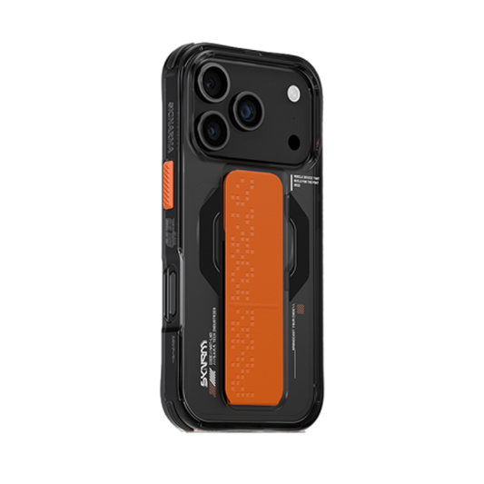Skinarma iPhone 17 Pro (2025) 6.3 Inch Haxa (Mag-Charge + Grip-Stand) - Graphite