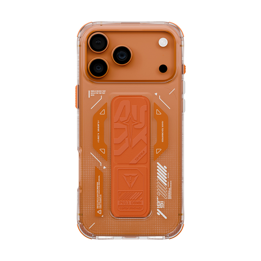 Skinarma iPhone 17 Pro Max (2025) 6.9 Inch Helio (Mag-Charge + Grip-Stand) - Orange
