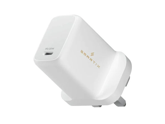 Smartix Premium Power Adapter 20W USB-C PD - White