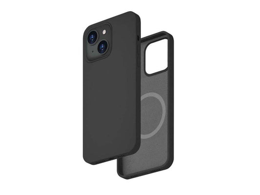 Smartix Premium Silicone Magnetic Case for iPhone 15 Black