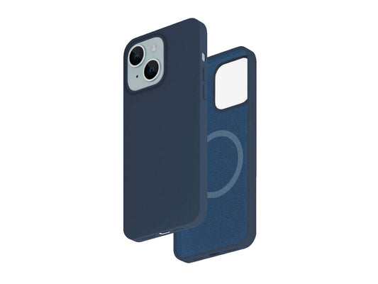 Smartix Premium Silicone Magnetic Case for iPhone 15 Plus Blue