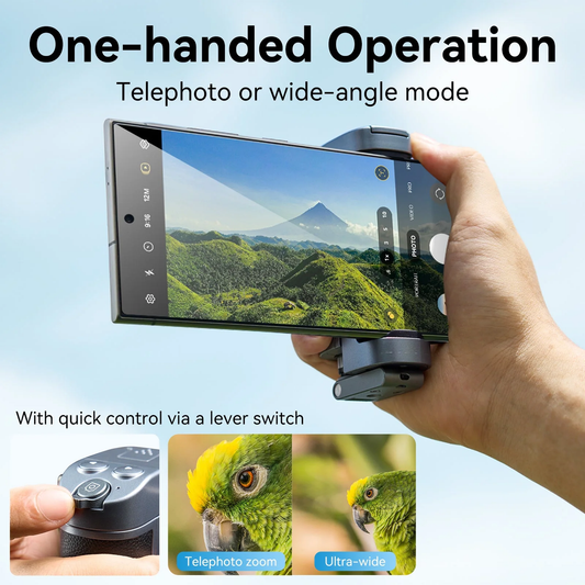 Telesin Versatile Selfie Grip for Mobiles