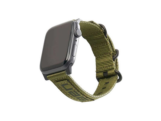 UAG Apple Watch 45mm/44mm/42mm/Ultra Nato Strap (Olive Drab)