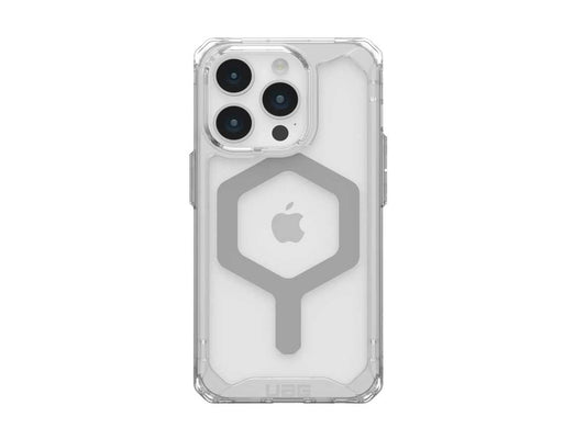 UAG Plyo Case With MagSafe for iPhone 15 Pro - Ice/Silver