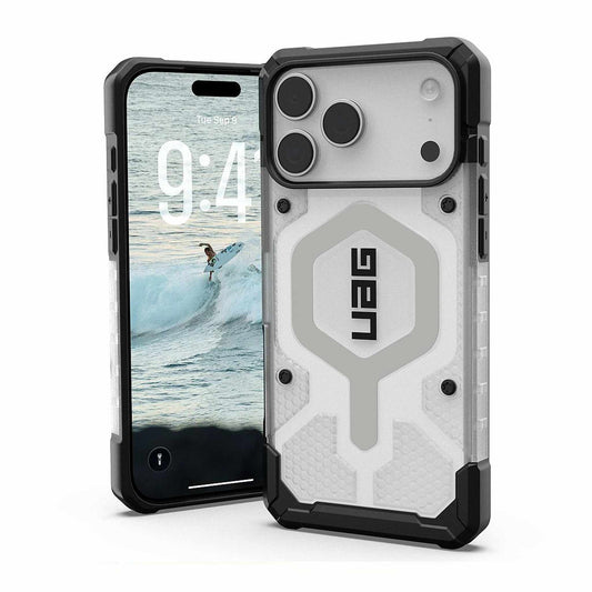 UAG iPhone 17 Pro Max Pathfinder Clear Magsafe Case (Ice/Silver)