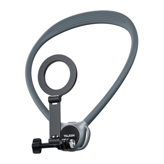 Telesin Neck Holder with Magnetic Phone Holder - Grey