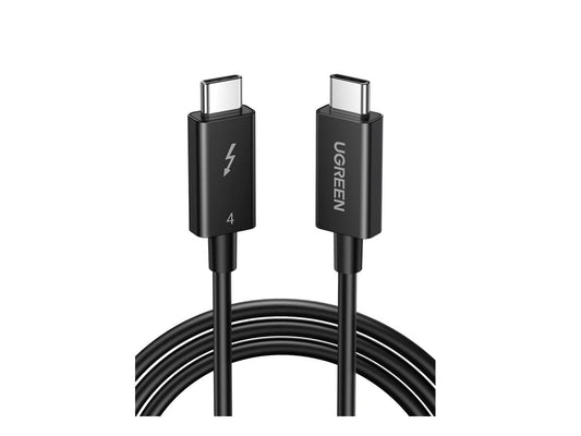 UGREEN USB-C to USB-C Thunderbolt 4 Cable 0.8m - Black