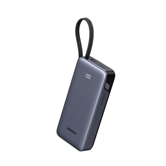 يوجرين نكسود باور بنك 20000 مللي أمبير بقوة 45 واط مع سلك USB-C مدمج