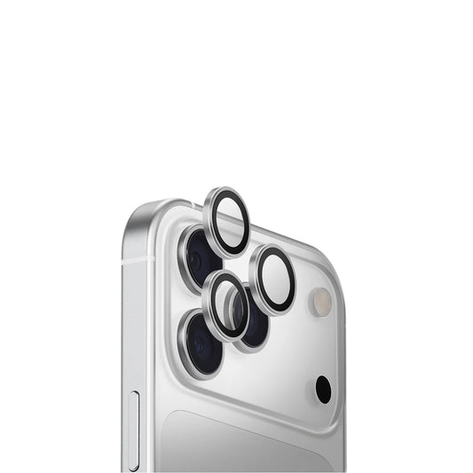 UNIQ Optix iPhone 17 Pro/17 Pro Max (2025) - Aluminium Camera Lens Protector - Silver