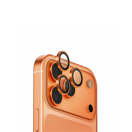 UNIQ Optix iPhone 17 Pro/17 Pro Max (2025) - Aluminium Camera Lens Protector - Sunset Amber