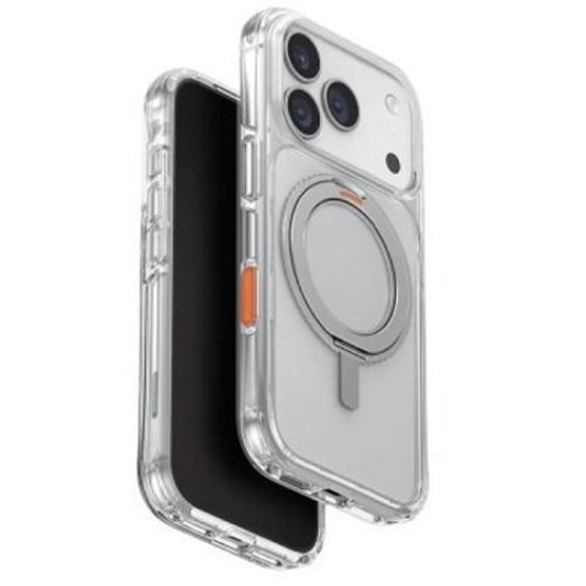 UNIQ Hybrid iPhone 17 Pro (2025) 6.3 Swivix With 360 Rotating Kickstand - Lucent Clear