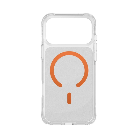 Uniq Hybrid Clearvue Classic MagSafe Case for iPhone 17 Pro Max - Orange