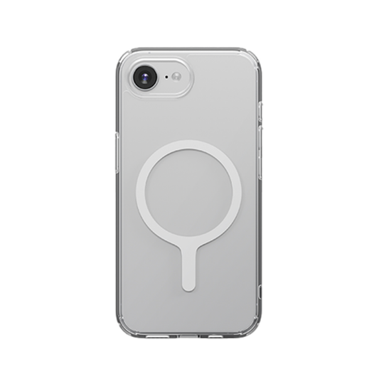 Uniq Hybrid iPhone 17e | 16e Magclick Charging Lifepro - Crystal Clear