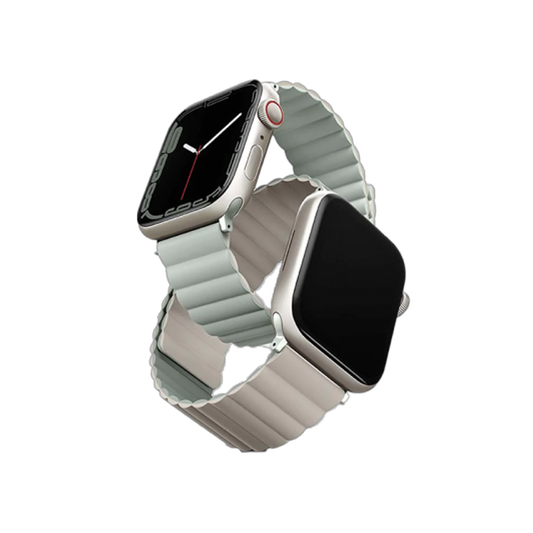 Uniq Revix Reversible Strap For Apple Watch 42/44/45mm - Sage / Beige