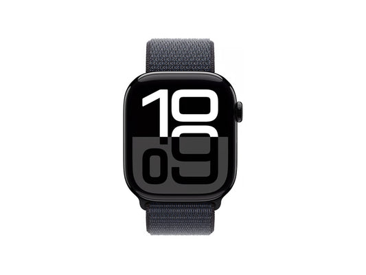 Apple Watch Series 10 GPS 46mm Jet Black Aluminium Case with Ink Sport Loop