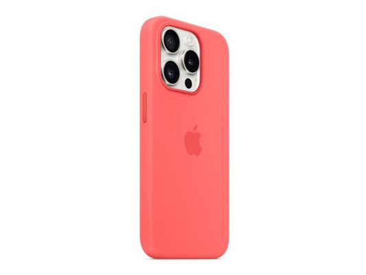 iPhone 15 Pro Silicone Case with MagSafe - Guava