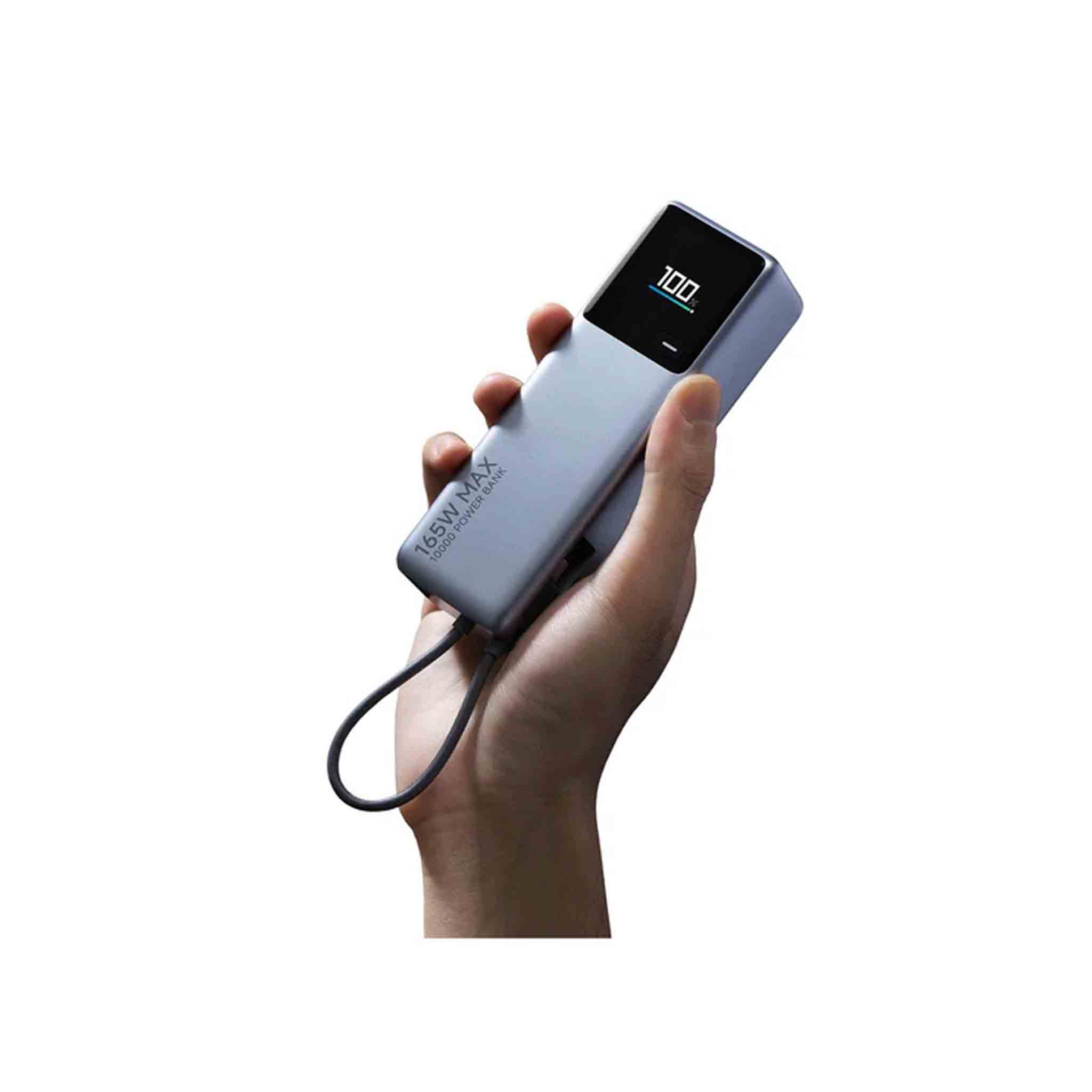 未開封 Xiaomi パワーバンク 10000 165W USBケーブル内蔵 未開封