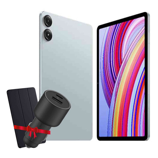 Xiaomi Redmi Pad Pro - 8G RAM - 256G ROM - Ocean Blue + Redmi Pad Pro Cover - Black + Xiaomi 67W Car Charger (USB-A + Type-C)